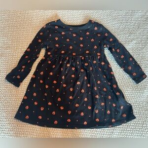 Old Navy Black Dress with Orange Accents